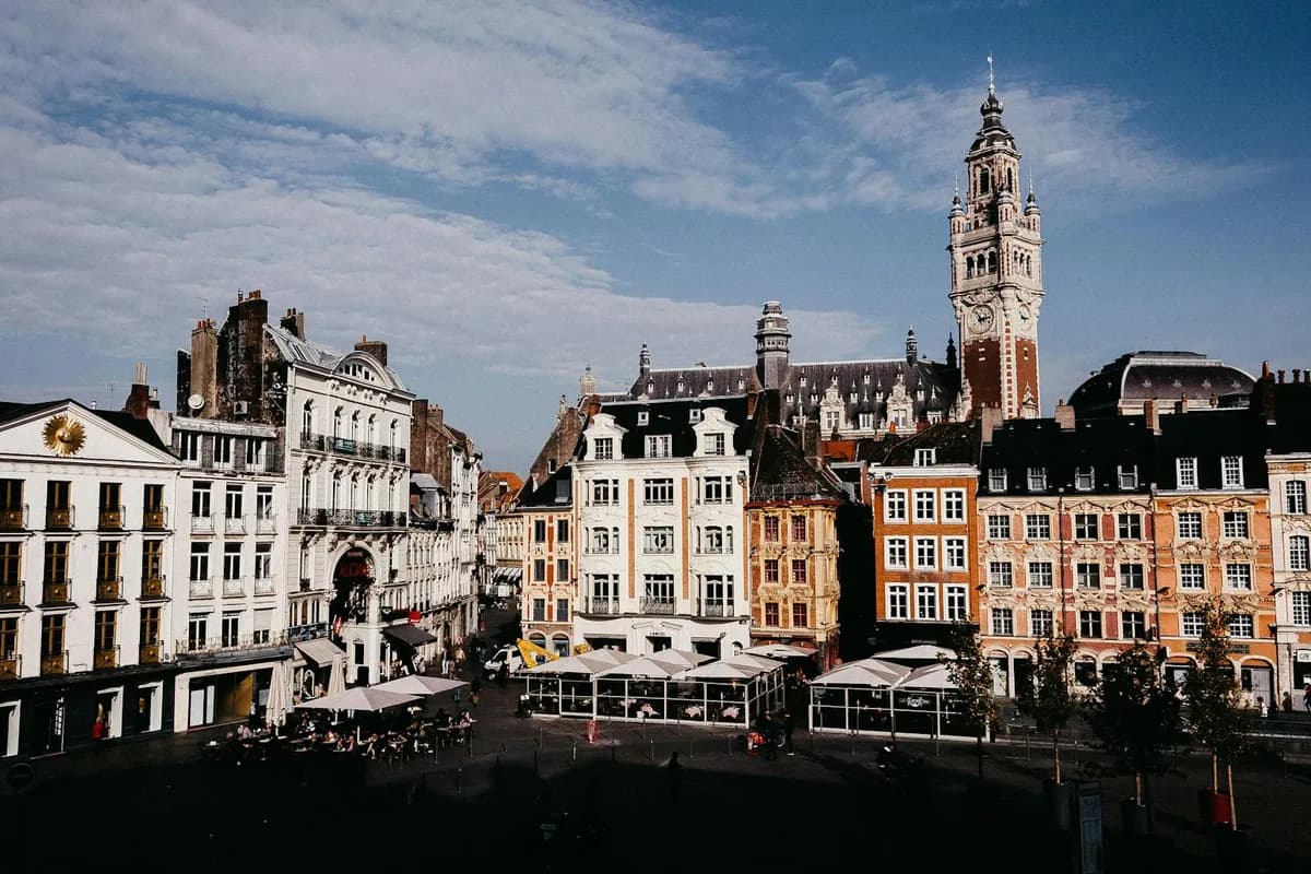 La Grand Place et la Vieille Bourse de Lille